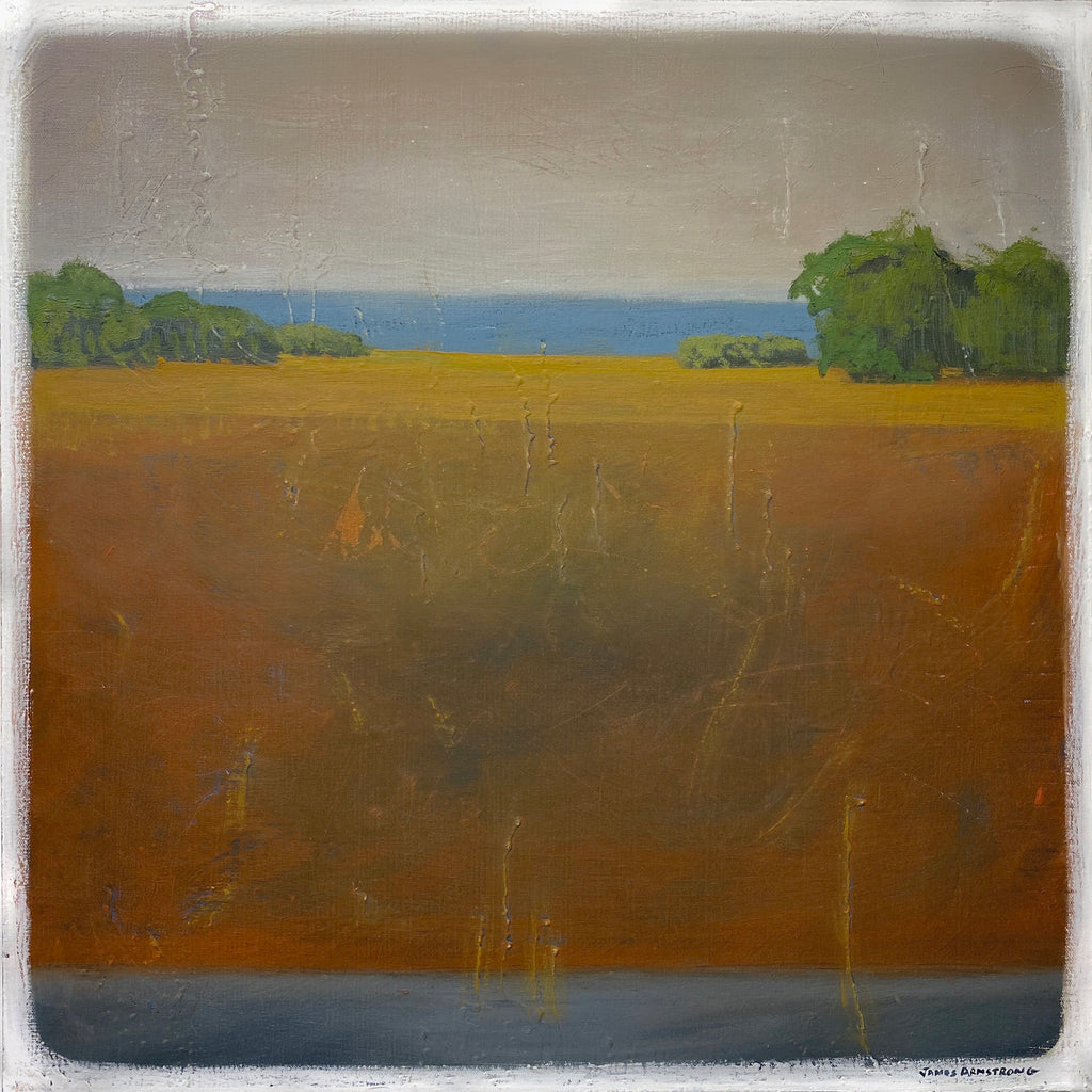 Muted Tonal Red 24x24