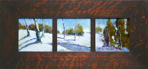 Winter Landscape Triptych- SOLD
